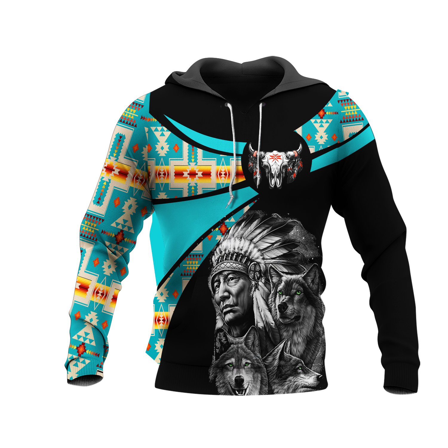 HD000808 Pattern Native Pride 3D Hoodie
