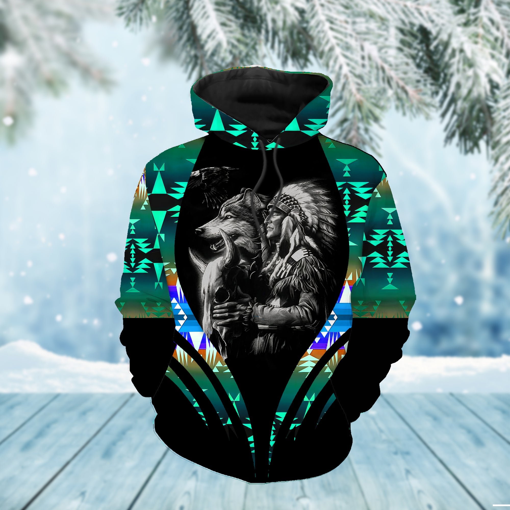 HD0011646 Pattern Native Pride 3D Hoodie
