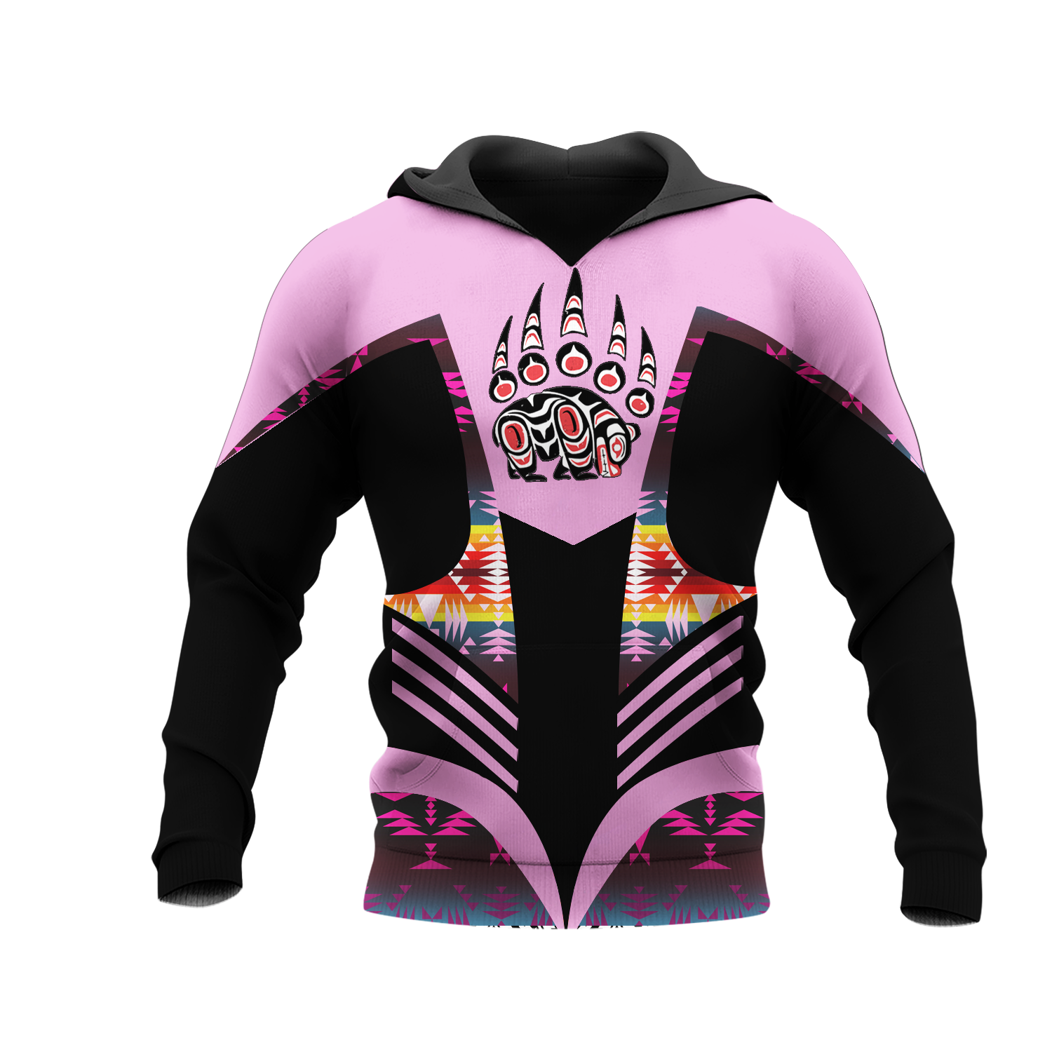 HD001172 Pattern Native Pride 3D Hoodie