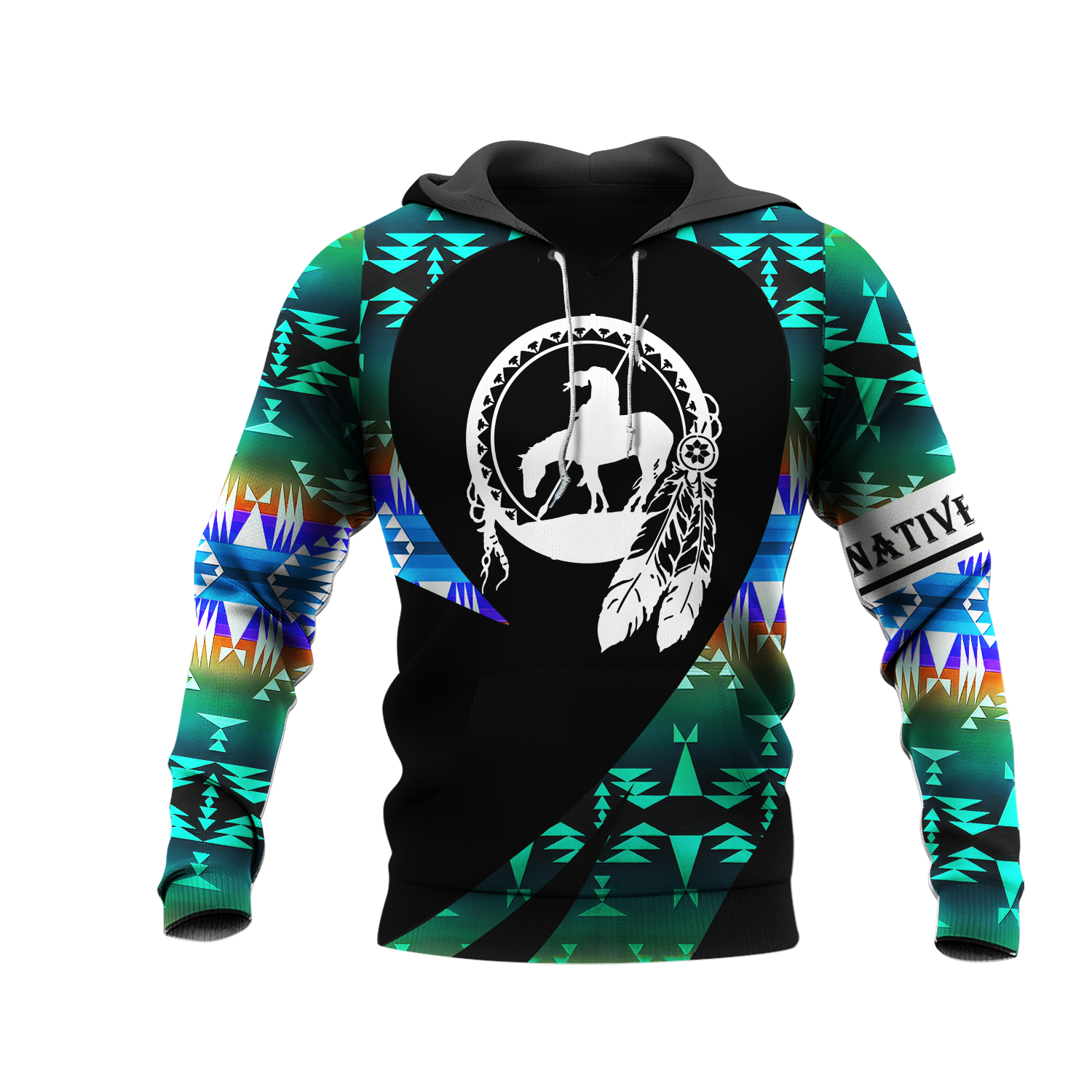 HD000232 Pattern Native Pride 3D Hoodie