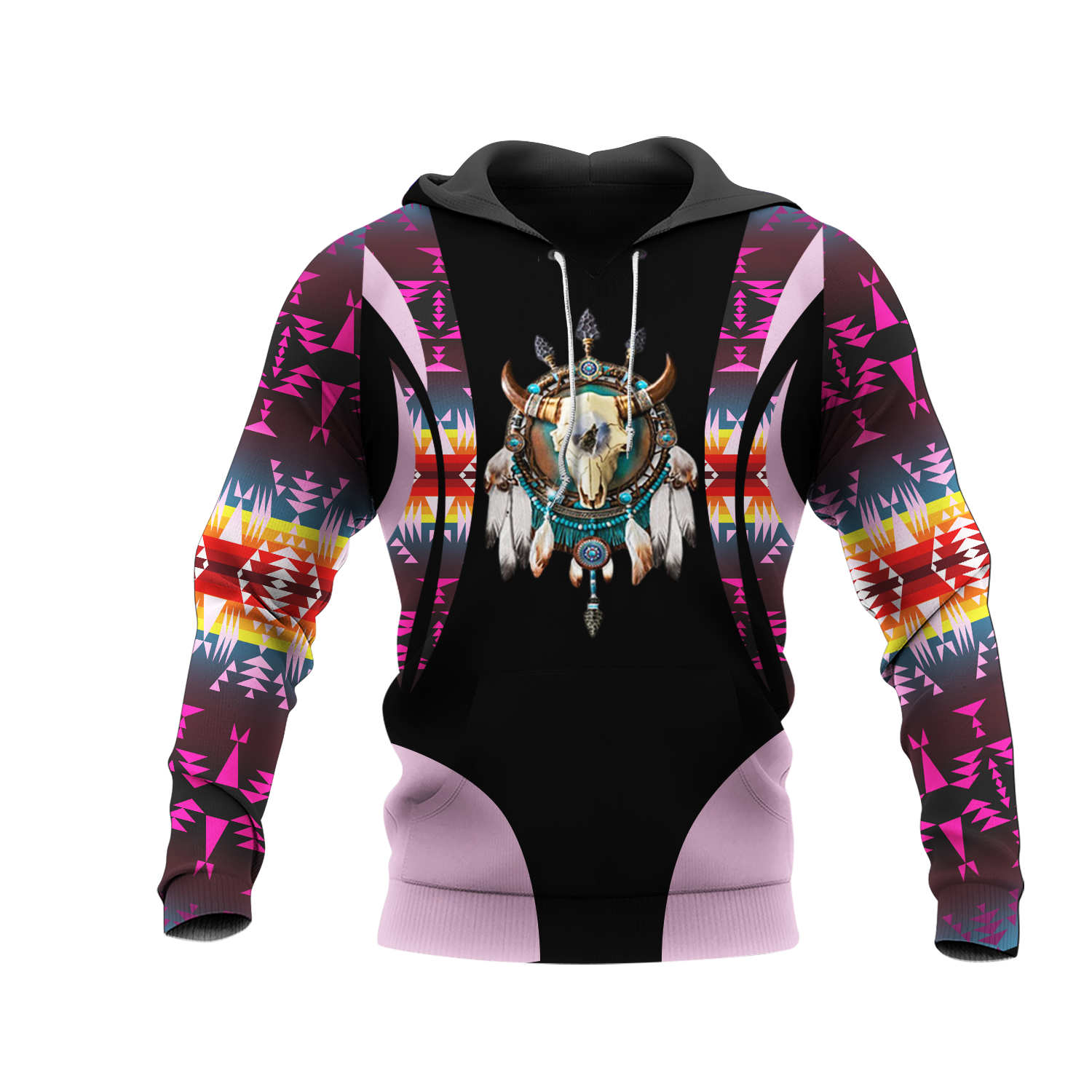 HD001102 Pattern Native Pride 3D Hoodie
