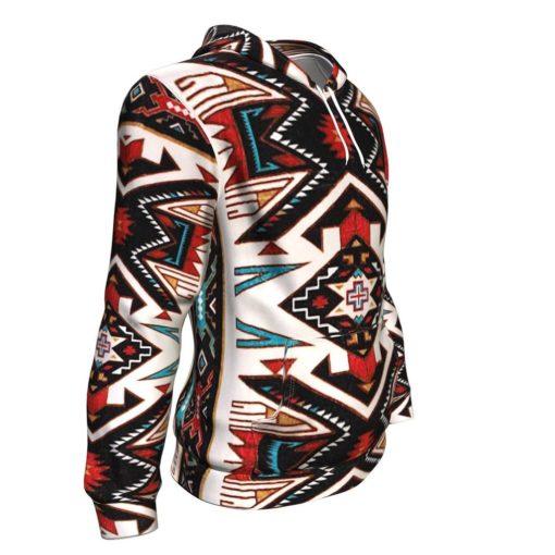 Tribal Pattern Colorful Native American Design 3D Pullover Hoodies