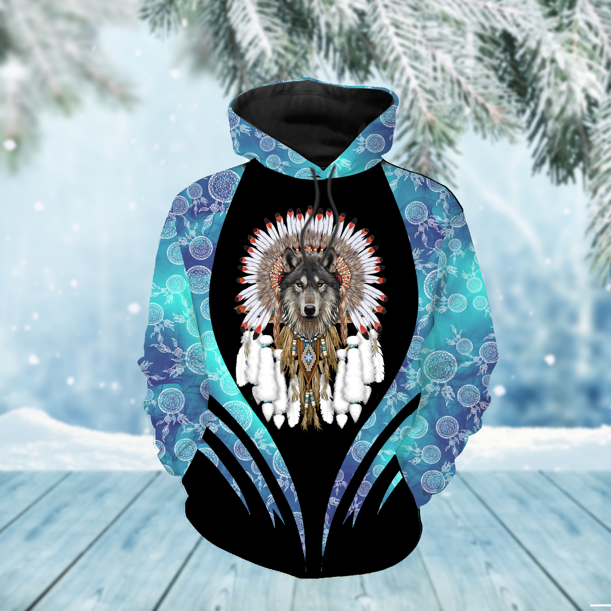 HD000305 Pattern Native Pride 3D Hoodie