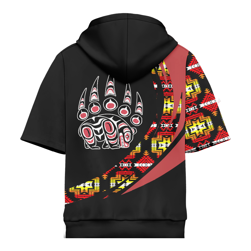 HD0012364 Pattern Native Pride 3D Short  Hoodie