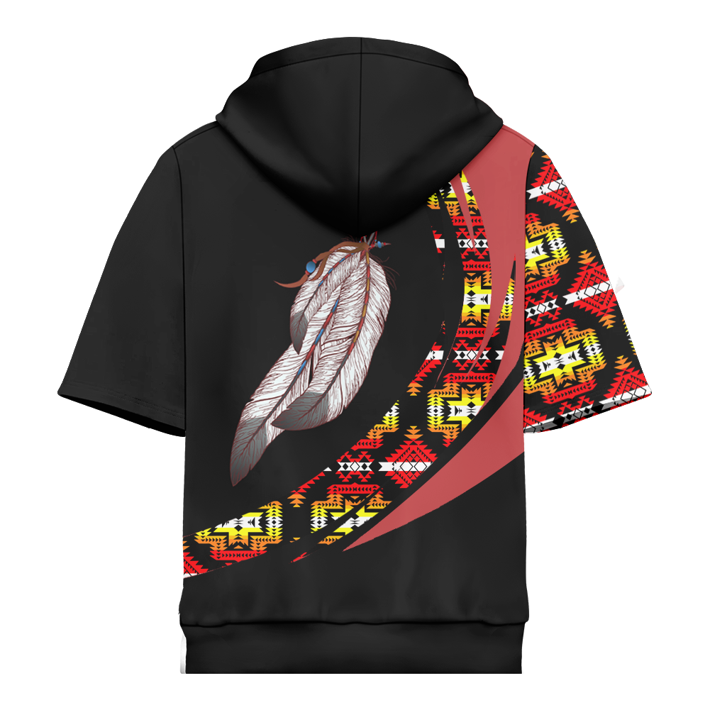 HD0012365 Pattern Native Pride 3D Short  Hoodie