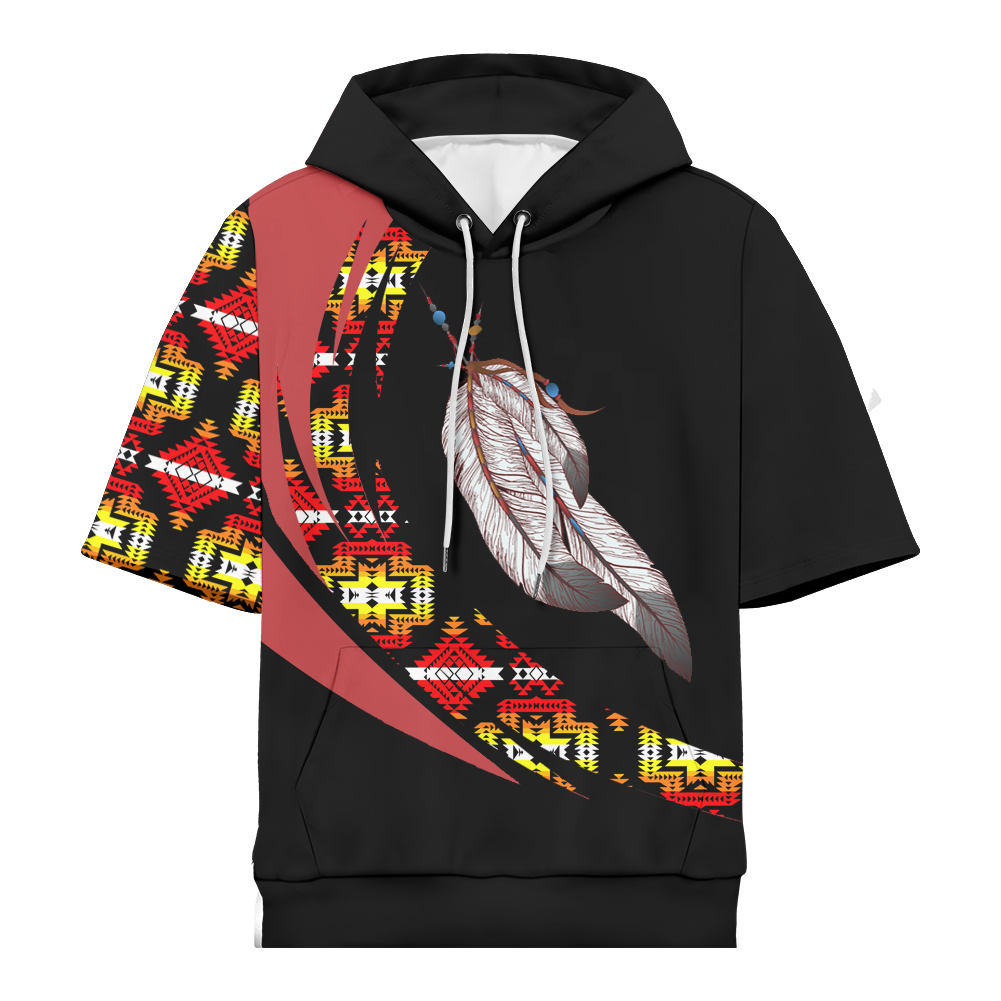 HD0012365 Pattern Native Pride 3D Short  Hoodie