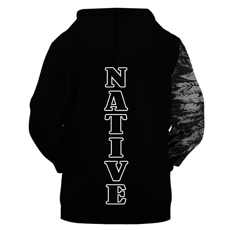 HD00079 Native American Pride  3D Hoodie