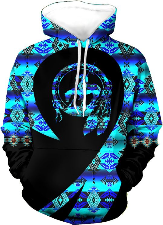 COMB0001 Native American Pride  3D Hoodie