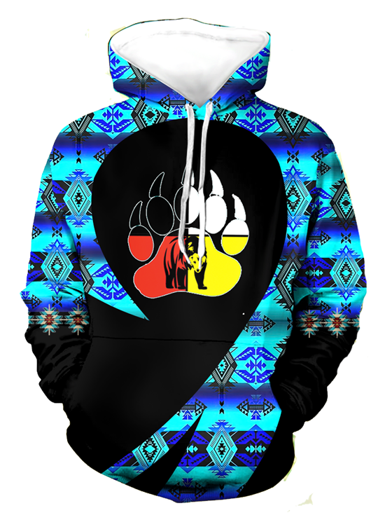 COMB0001 Native American Pride  3D Hoodie