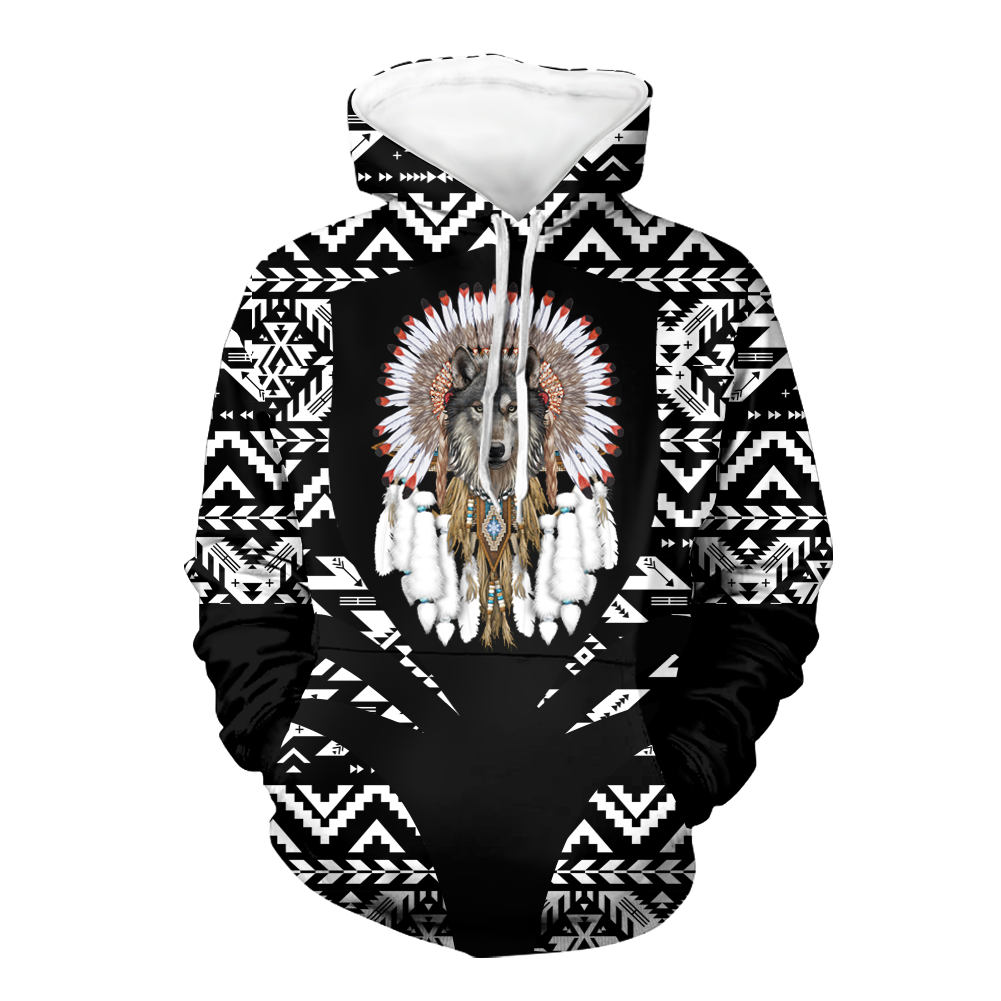 HD000317 Pattern Native Pride 3D Hoodie