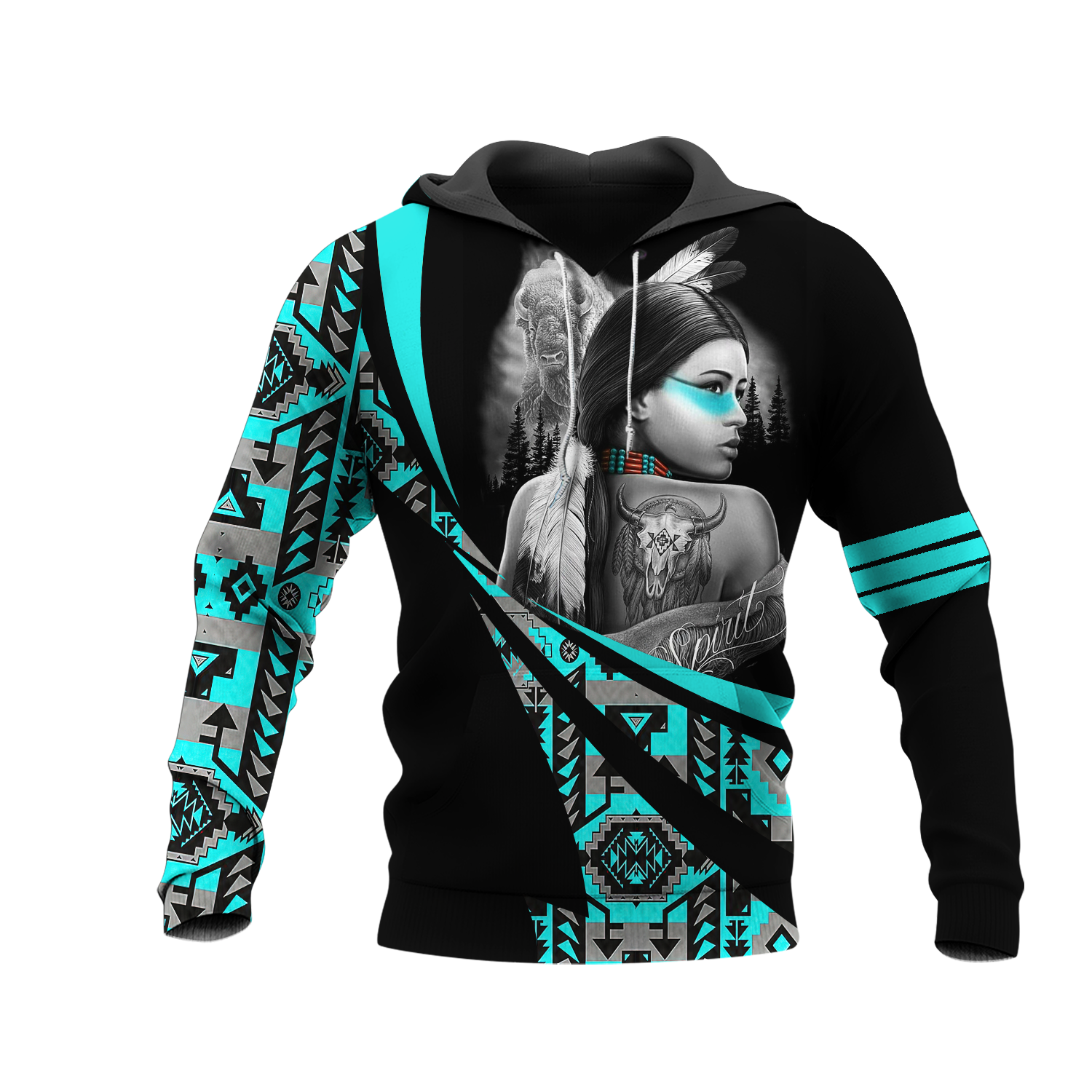 HD0012050 Pattern Native Pride 3D Hoodie