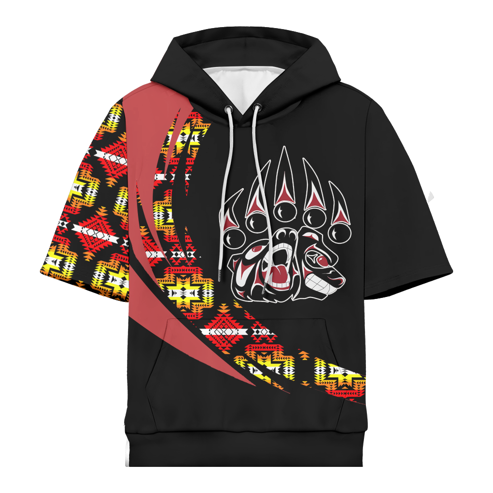 HD0012366 Pattern Native Pride 3D Short  Hoodie
