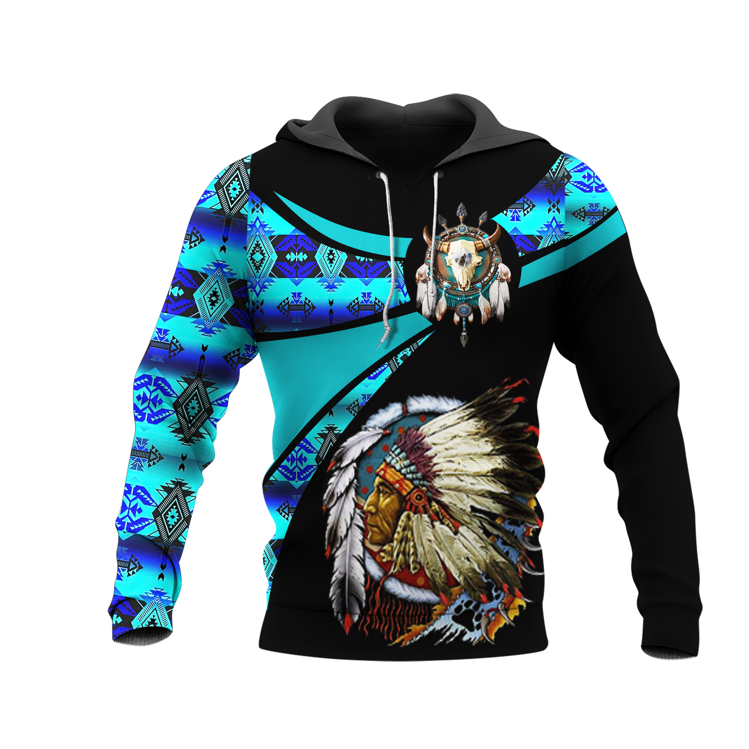 HD000812 Pattern Native Pride 3D Hoodie