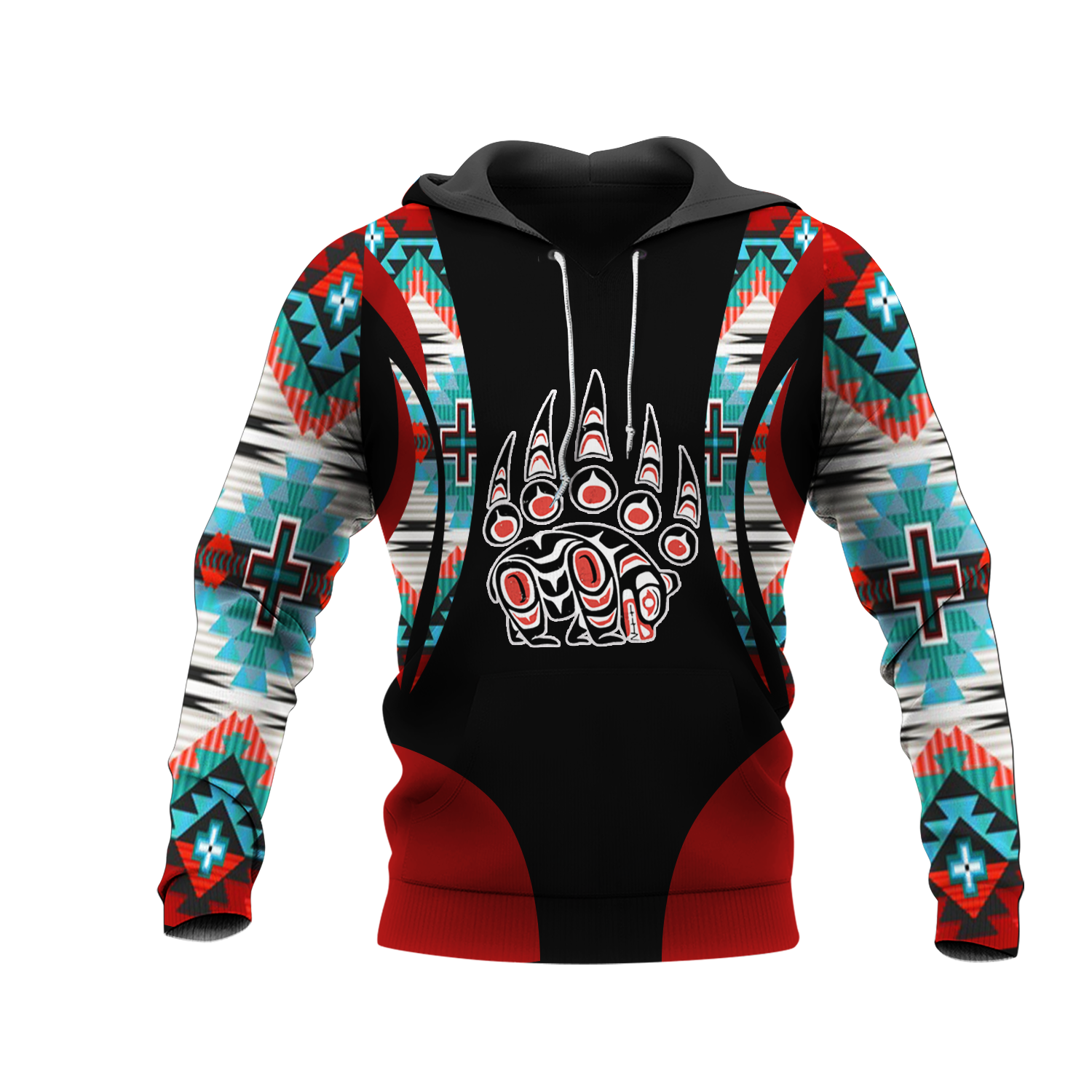 HD001130 Pattern Native Pride 3D Hoodie