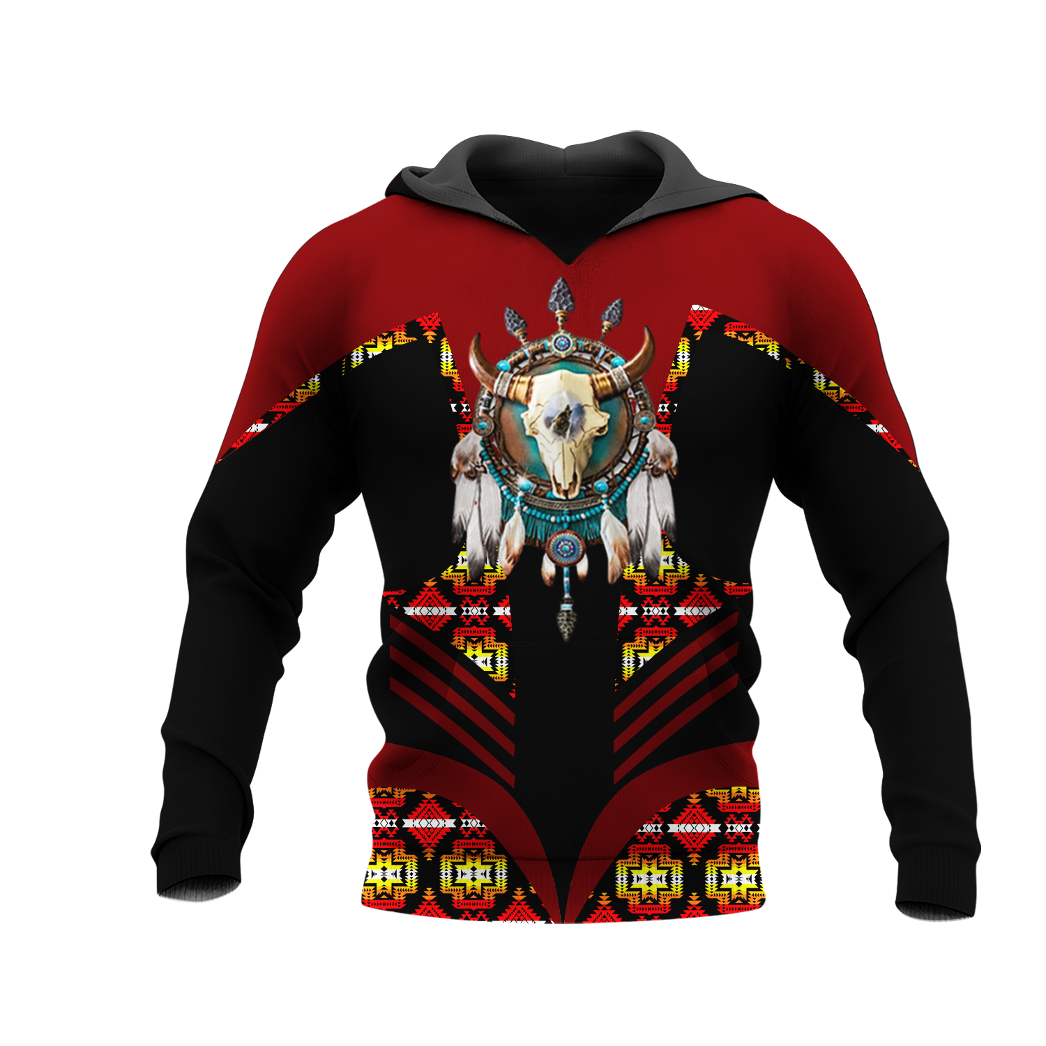 HD001176 Pattern Native Pride 3D Hoodie