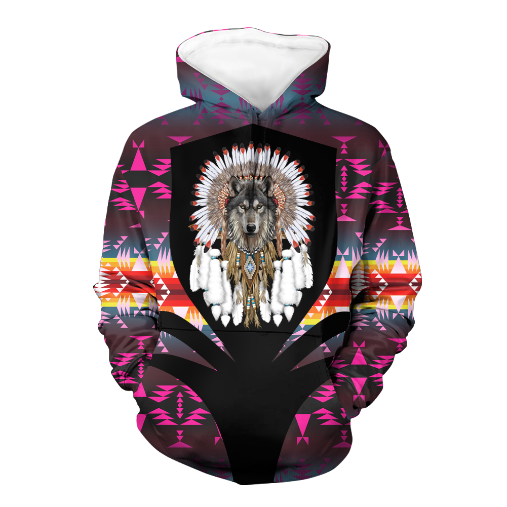 HD000308 Pattern Native Pride 3D Hoodie