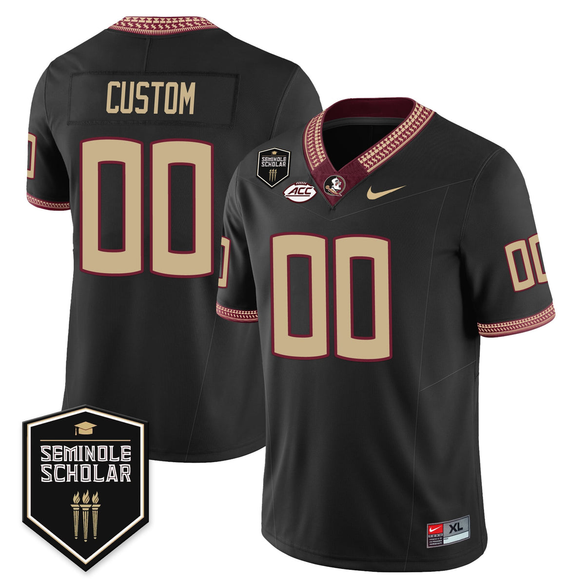 Youthâ€™s Florida State Seminoles Football Vapor Jersey â€“ All Stitched