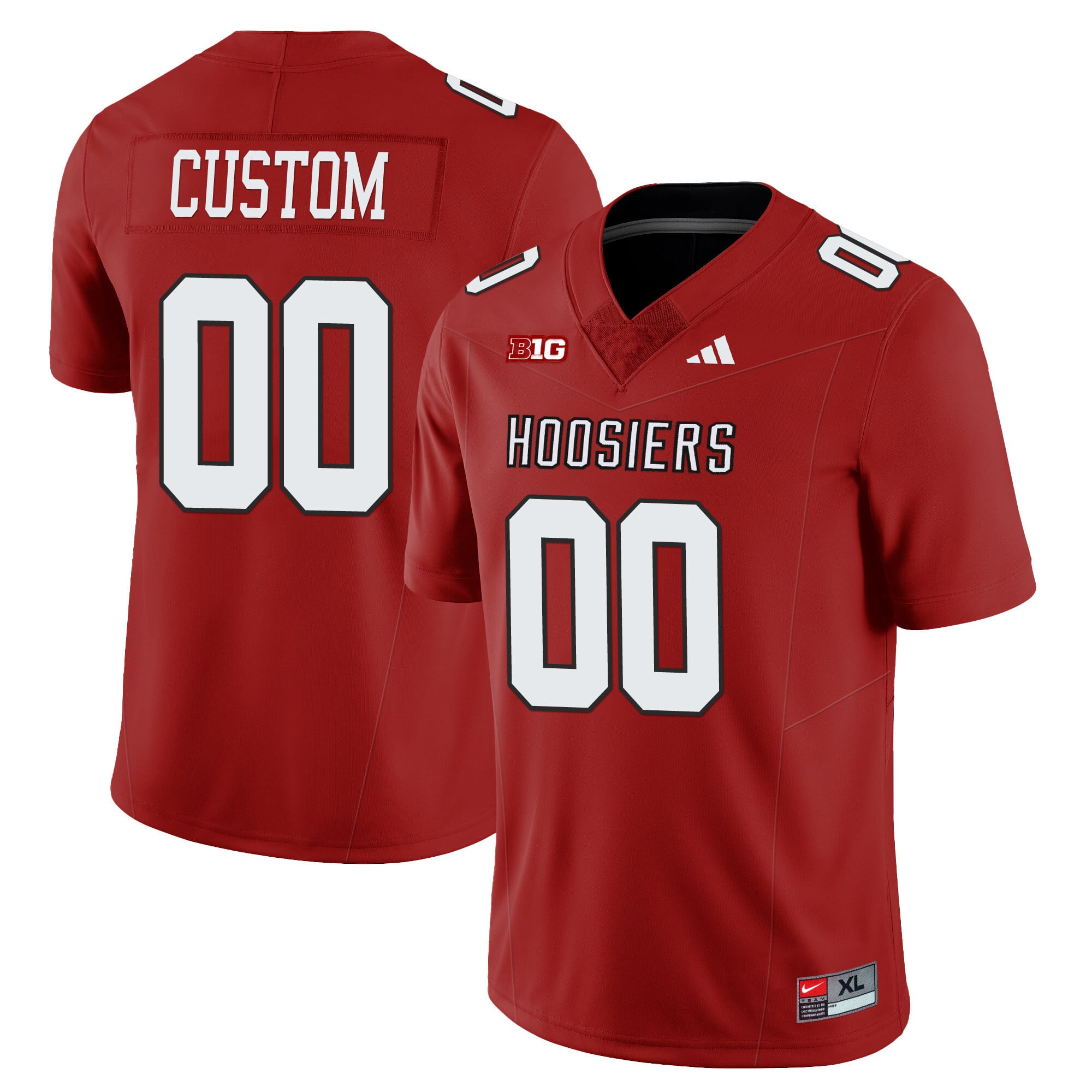 Custom Indiana Hoosiers Football Limited Vapor Jersey - All Stitched