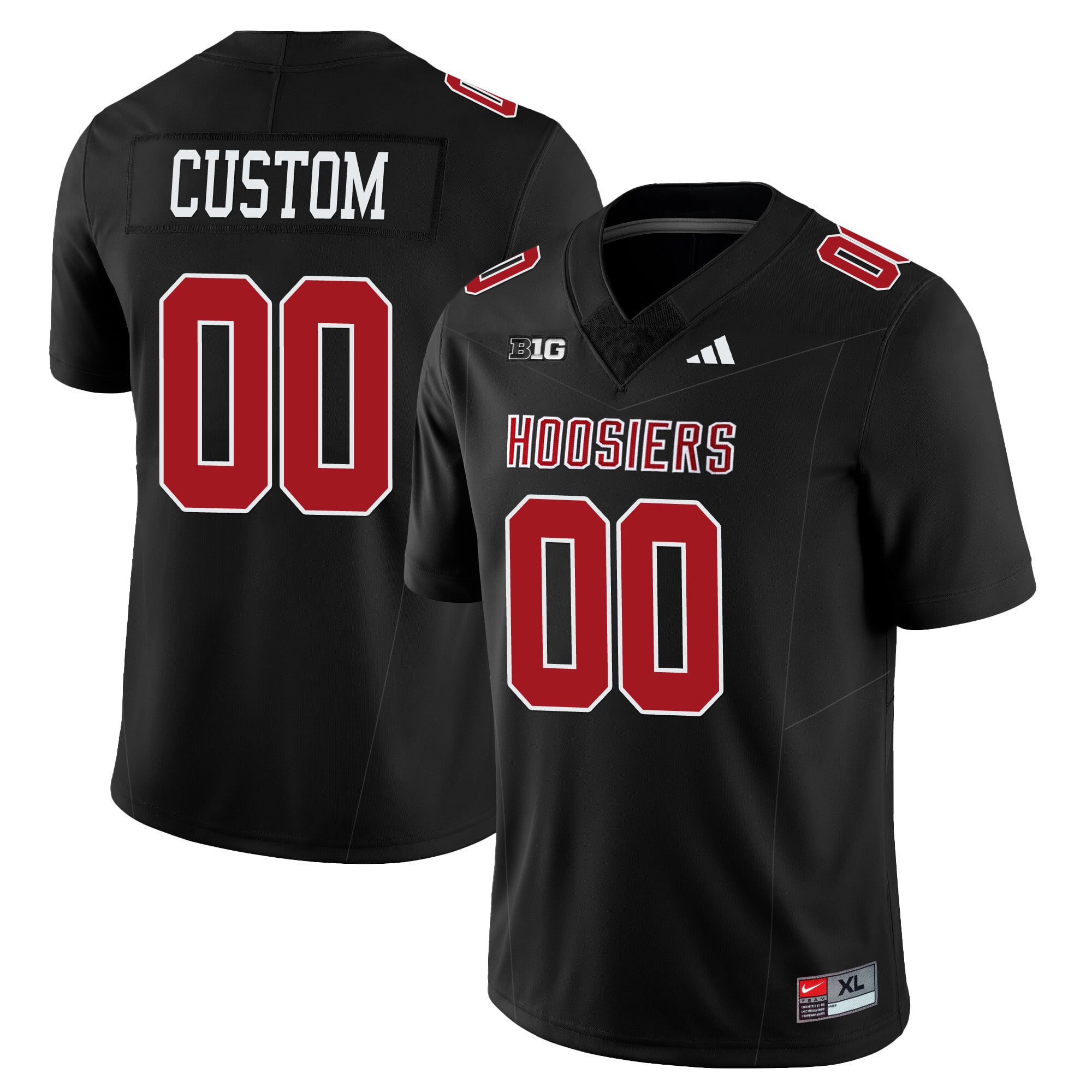 Custom Indiana Hoosiers Football Limited Vapor Jersey - All Stitched