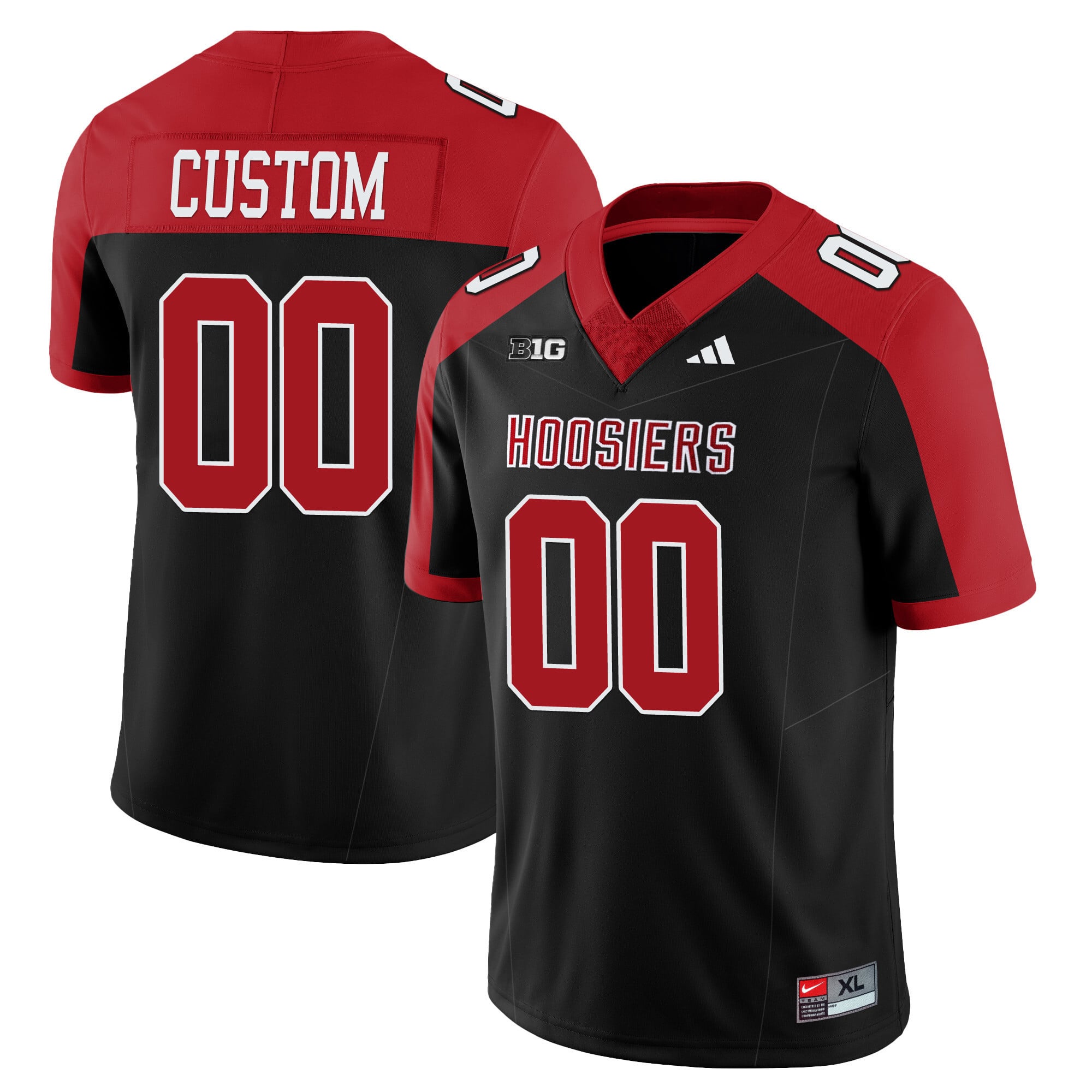 Custom Indiana Hoosiers Football Limited Vapor Jersey - All Stitched