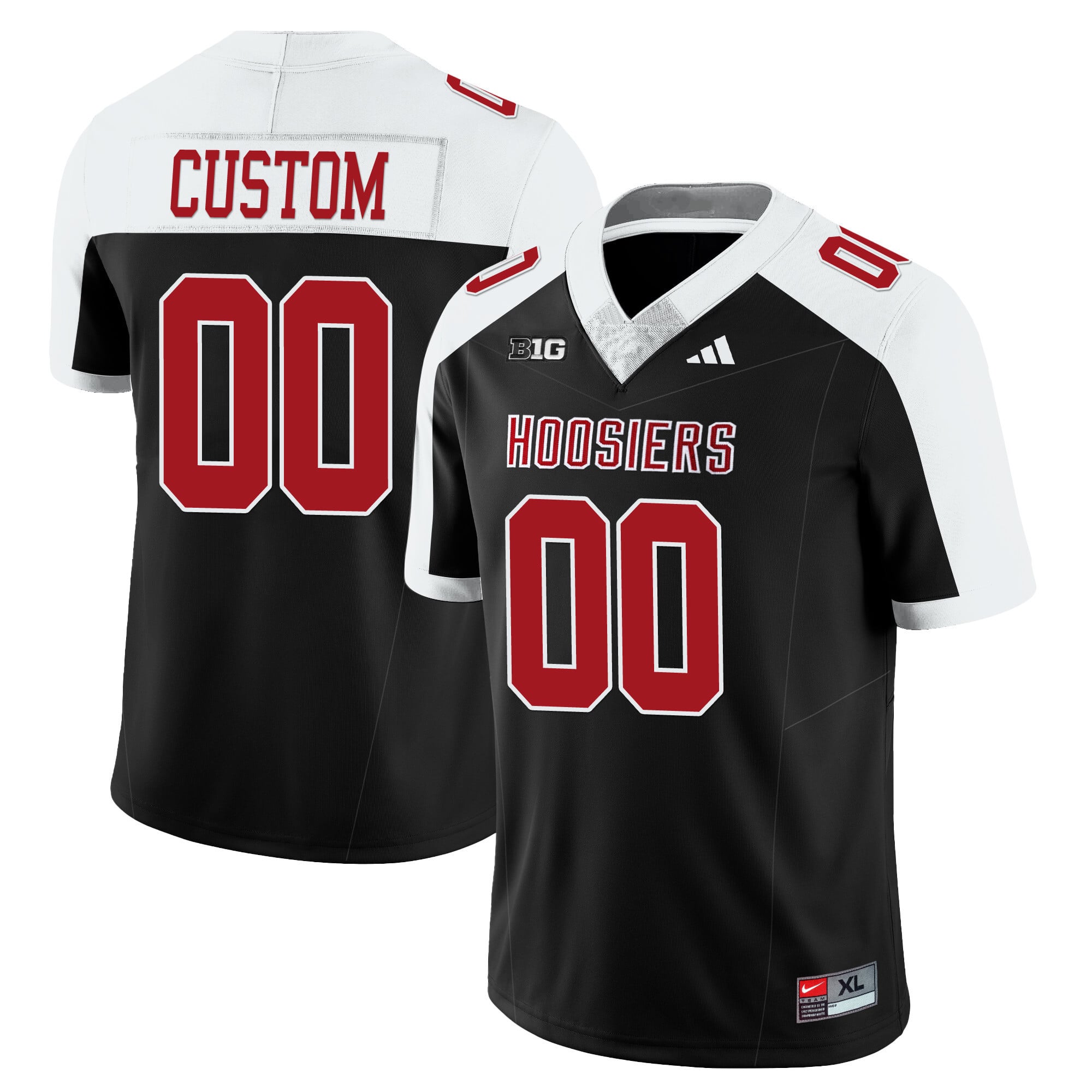 Custom Indiana Hoosiers Football Limited Vapor Jersey - All Stitched