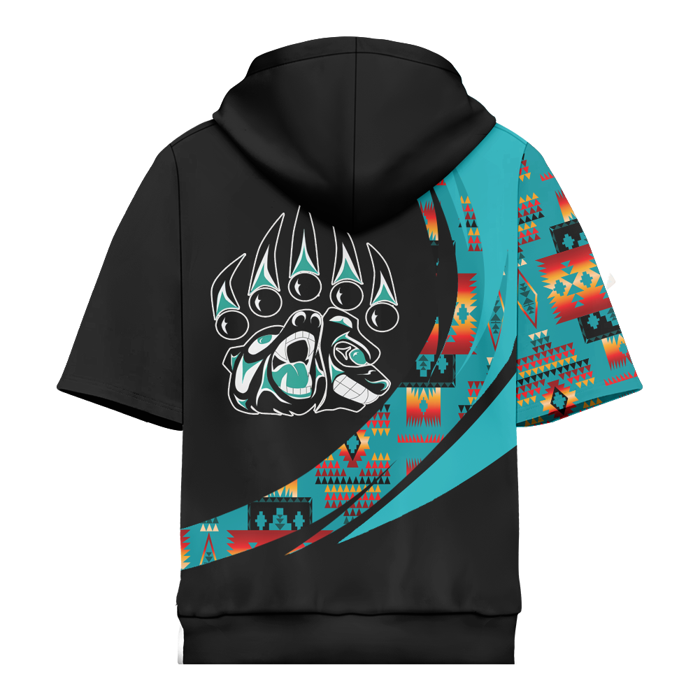HD0012367 Pattern Native Pride 3D Short  Hoodie