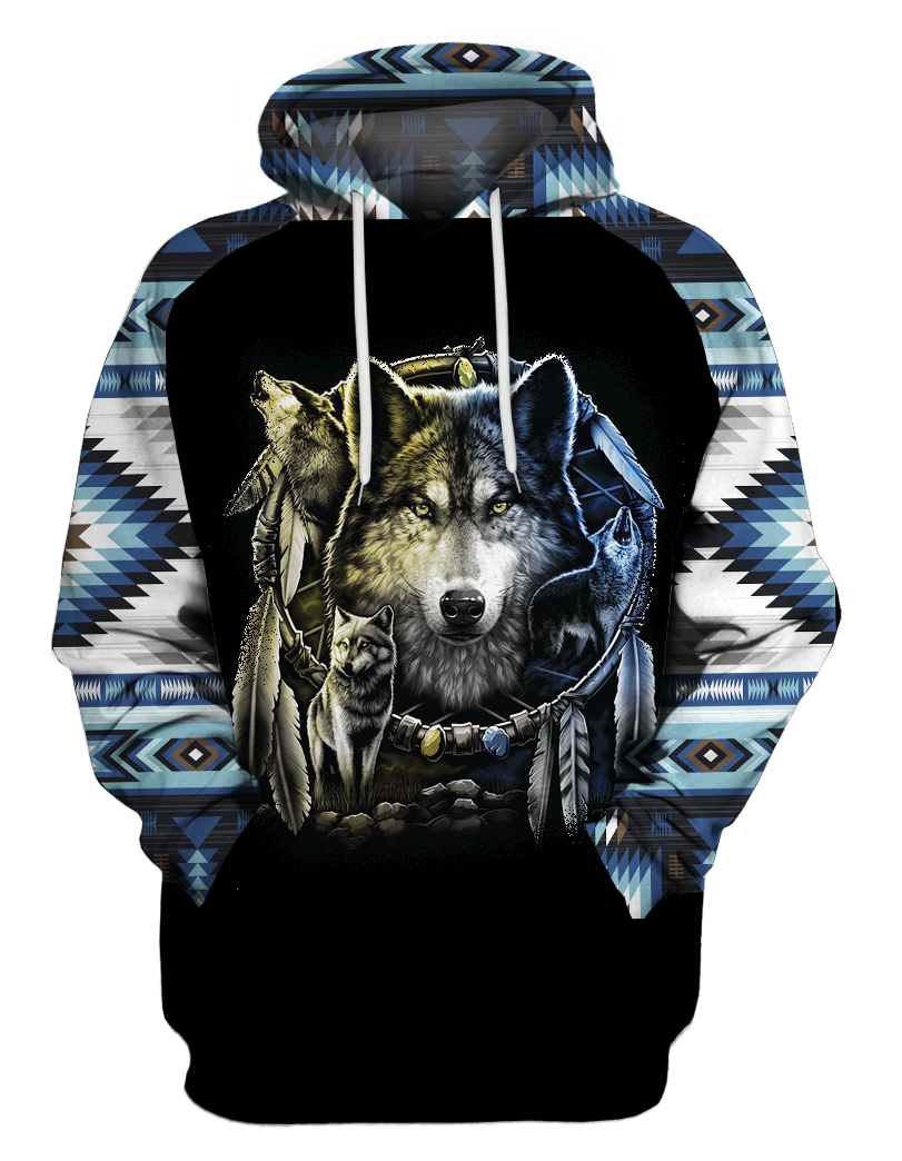 HD00086 Native American Pride  3D Hoodie