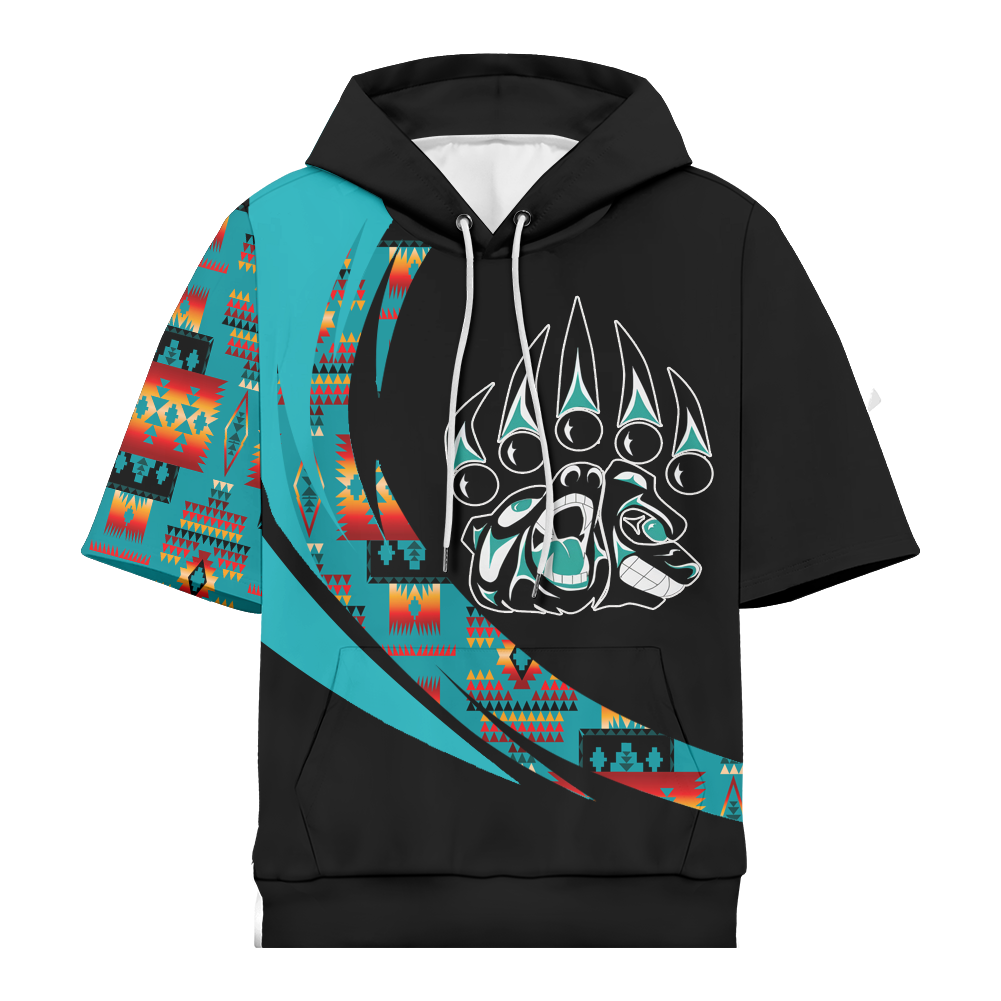 HD0012367 Pattern Native Pride 3D Short  Hoodie