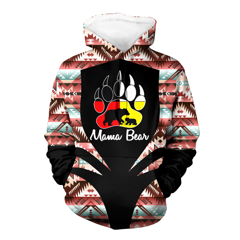 HD000344 Pattern Native Pride 3D Hoodie