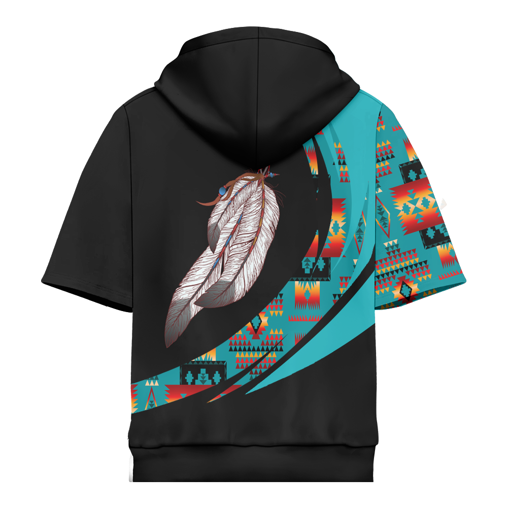 HD0012368 Pattern Native Pride 3D Short  Hoodie