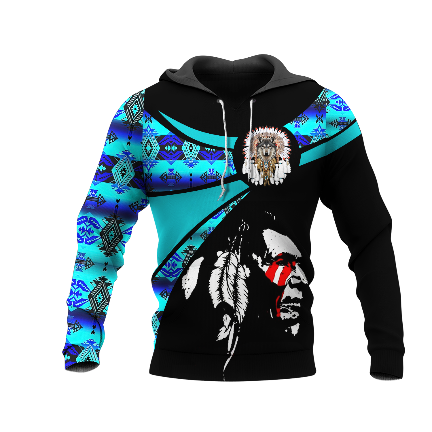HD000813 Pattern Native Pride 3D Hoodie