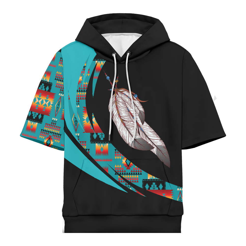 HD0012368 Pattern Native Pride 3D Short  Hoodie