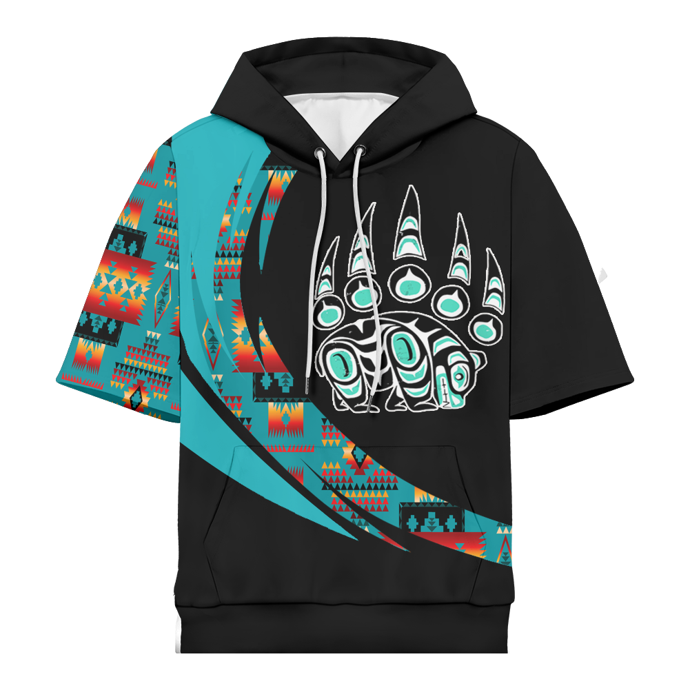 HD0012369 Pattern Native Pride 3D Short  Hoodie