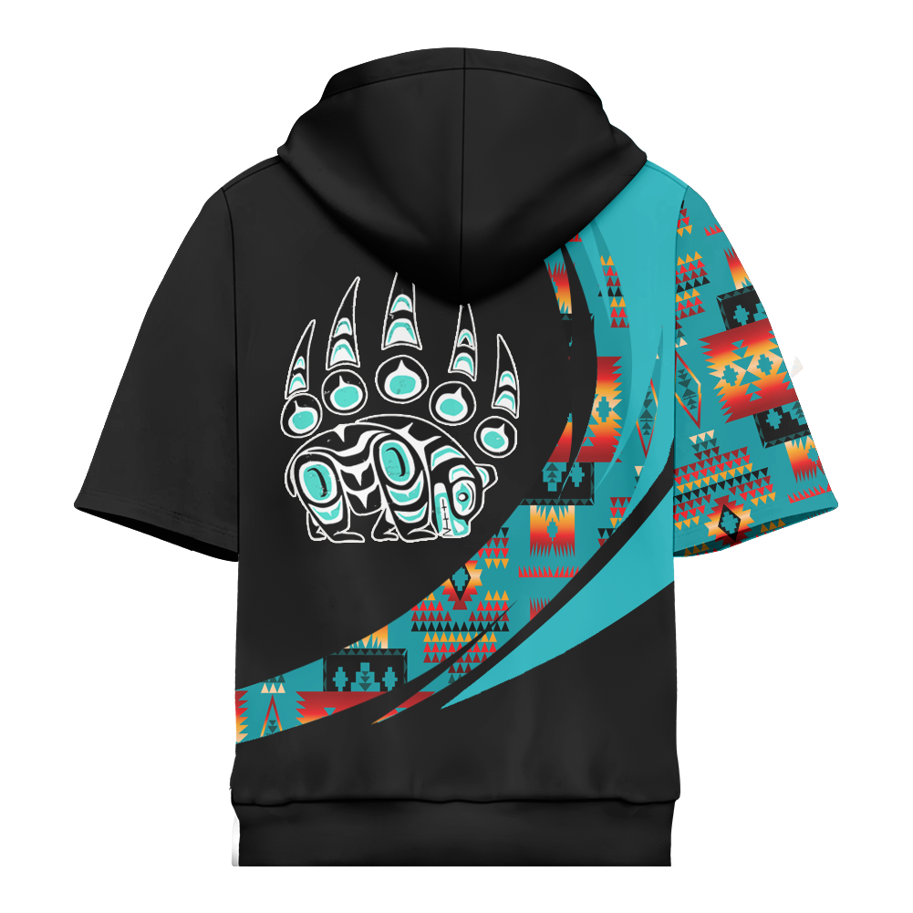 HD0012369 Pattern Native Pride 3D Short  Hoodie