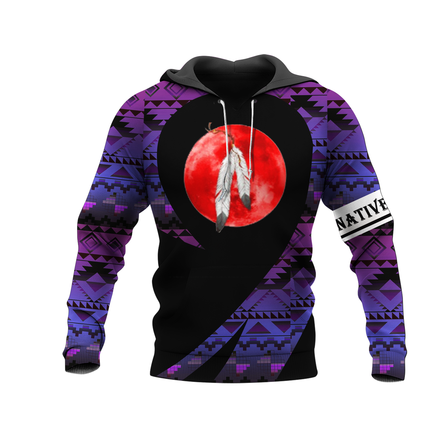 HD000237 Pattern Native Pride 3D Hoodie