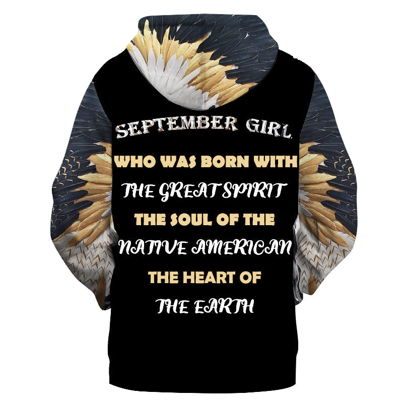 GB-NAT00472-09 Native Girl 3D Hoodie