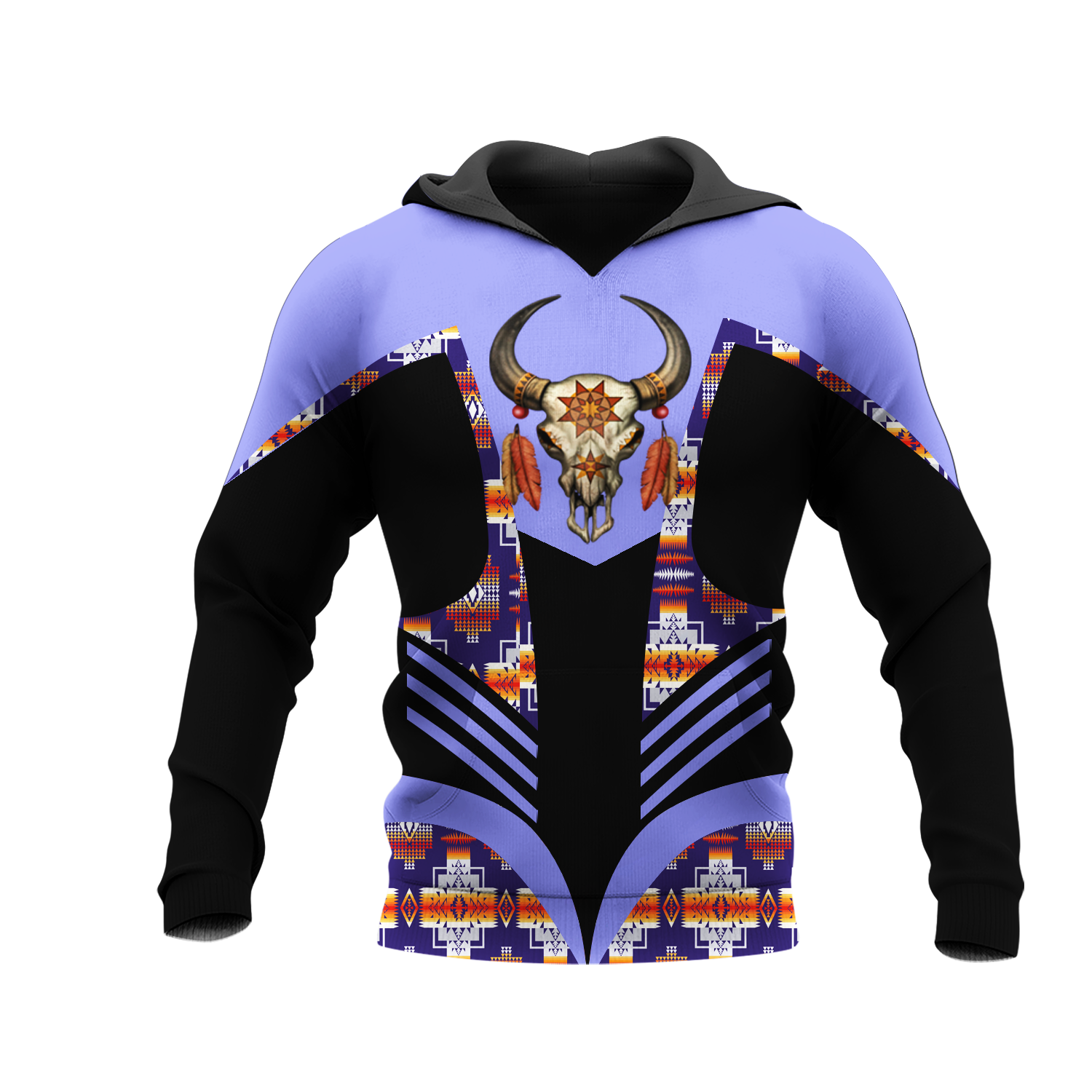 HD001162 Pattern Native Pride 3D Hoodie