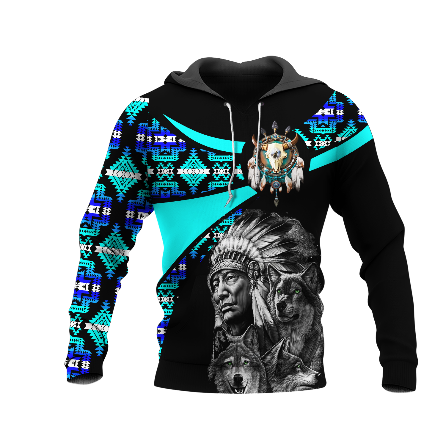 HD000804 Pattern Native Pride 3D Hoodie
