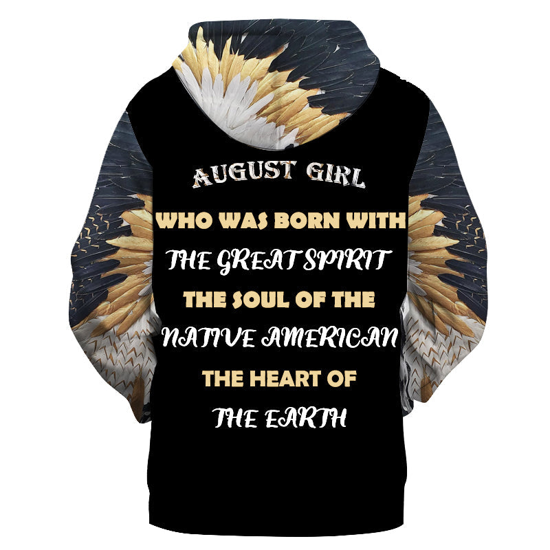 GB-NAT00472-08 Native Girl 3D Hoodie