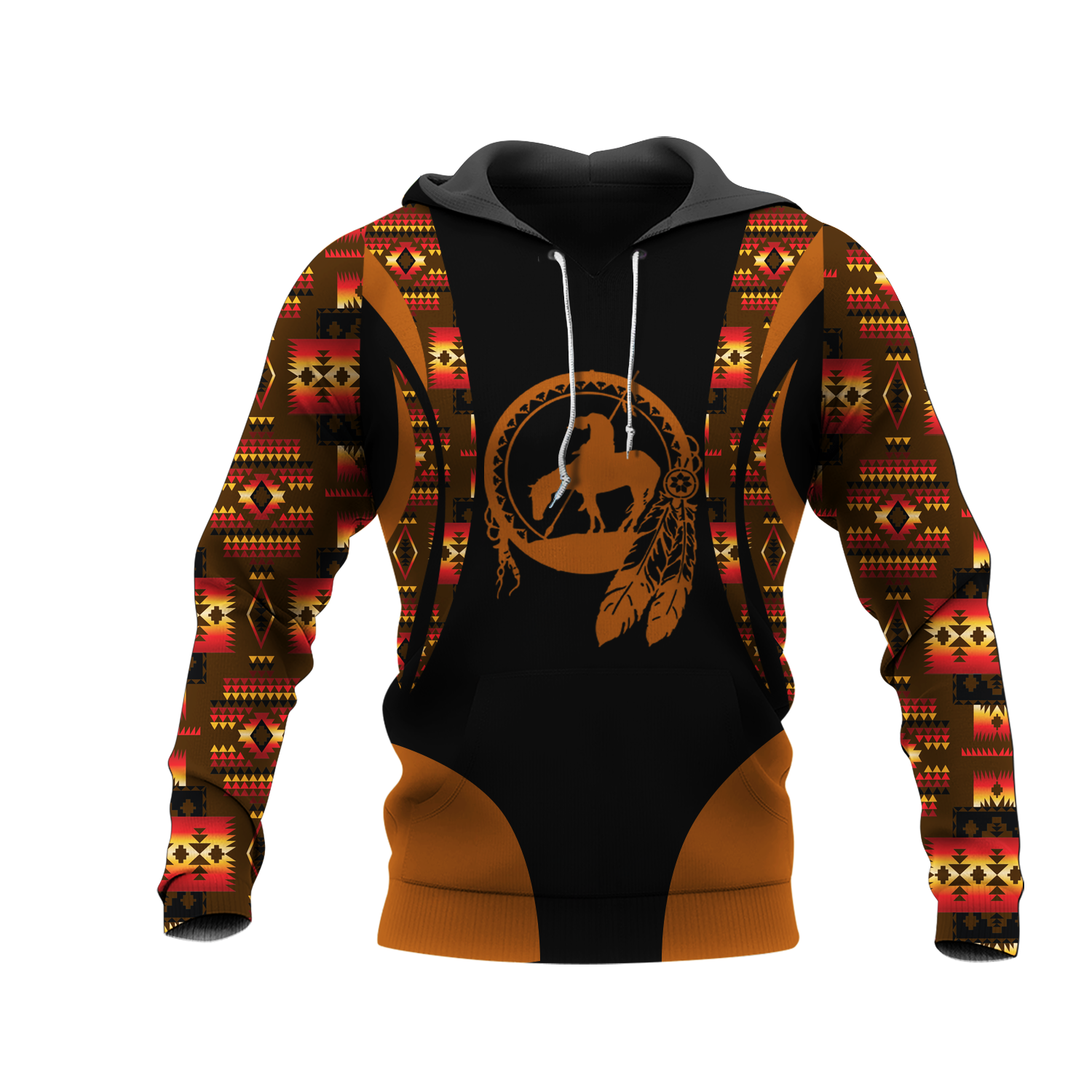 HD001135 Pattern Native Pride 3D Hoodie