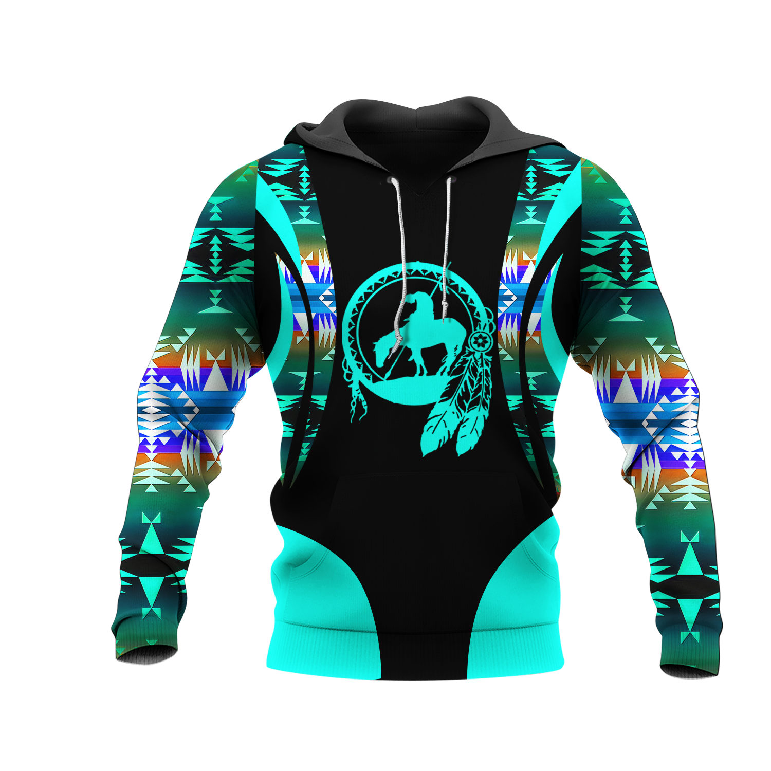 HD001134 Pattern Native Pride 3D Hoodie