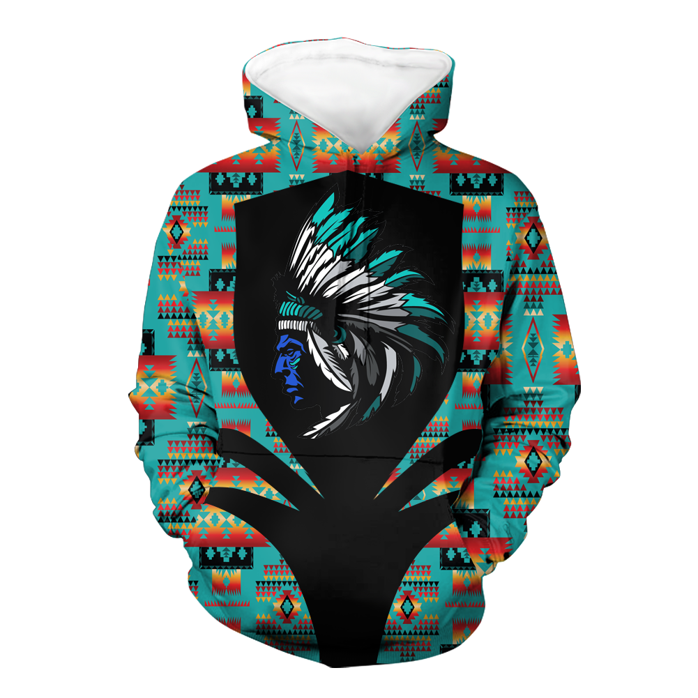 HD000362 Pattern Native Pride 3D Hoodie