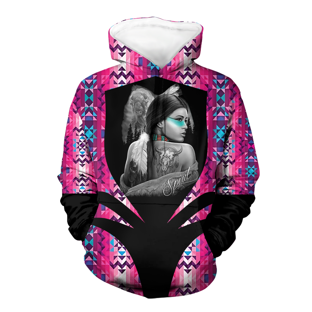 HD000358 Pattern Native Pride 3D Hoodie