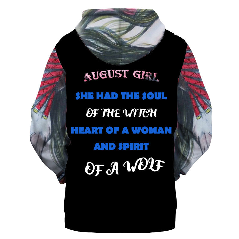 GB-NAT00474-08 Native Girl 3D Hoodie