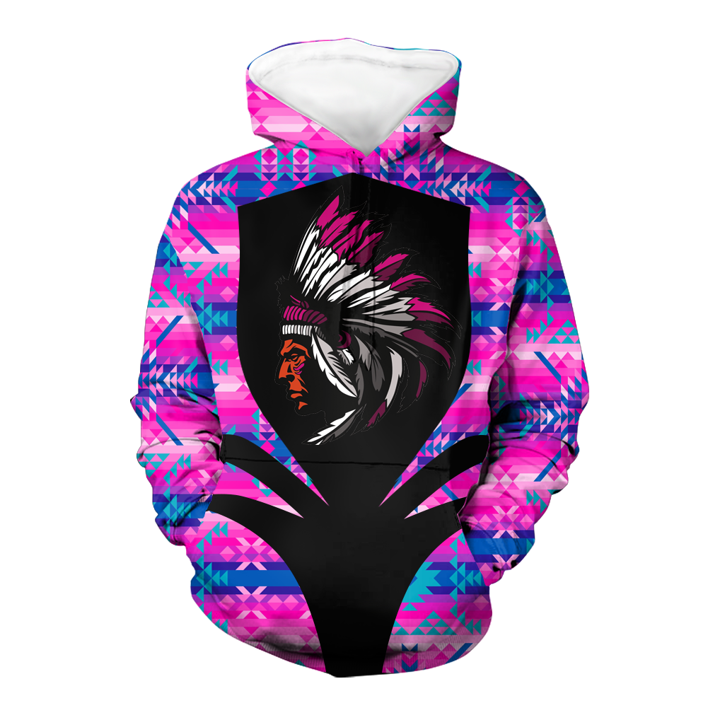 HD000356 Pattern Native Pride 3D Hoodie