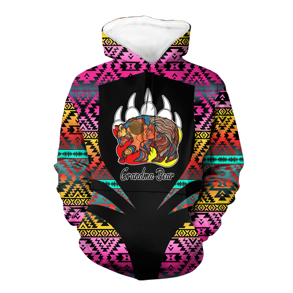HD000350 Pattern Native Pride 3D Hoodie