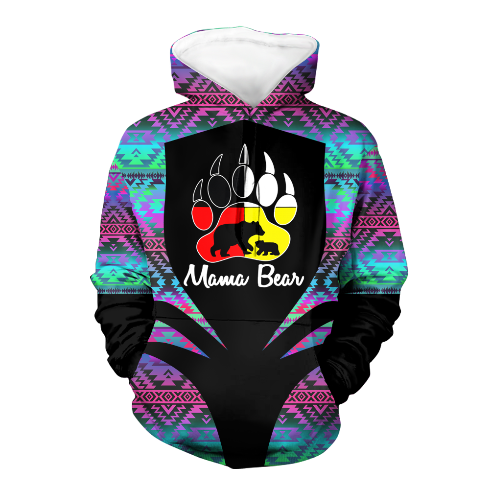 HD000349 Pattern Native Pride 3D Hoodie