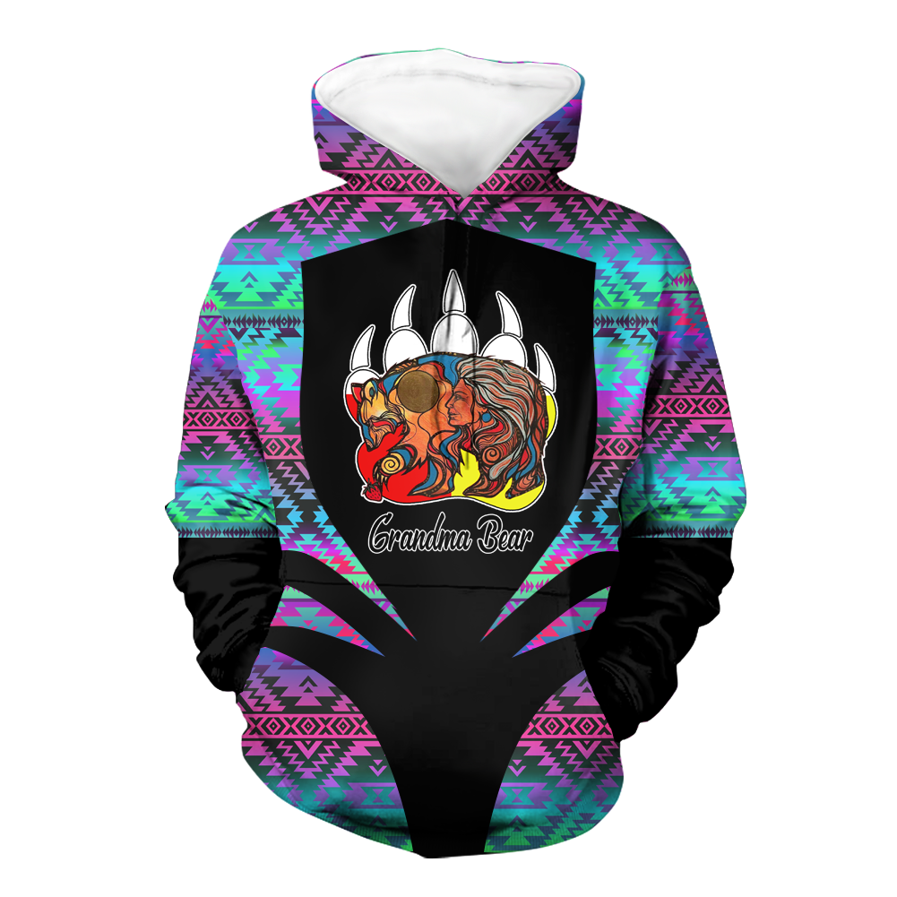 HD000348 Pattern Native Pride 3D Hoodie