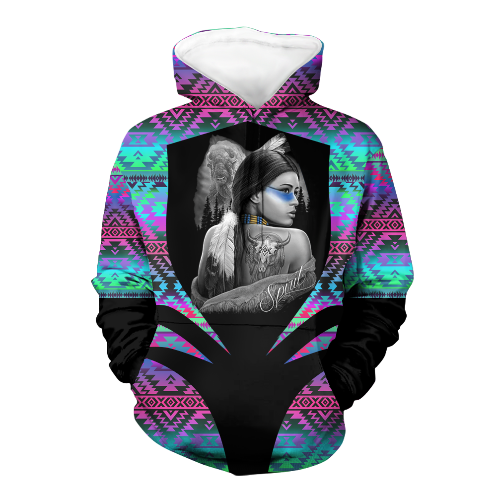 HD000345 Pattern Native Pride 3D Hoodie