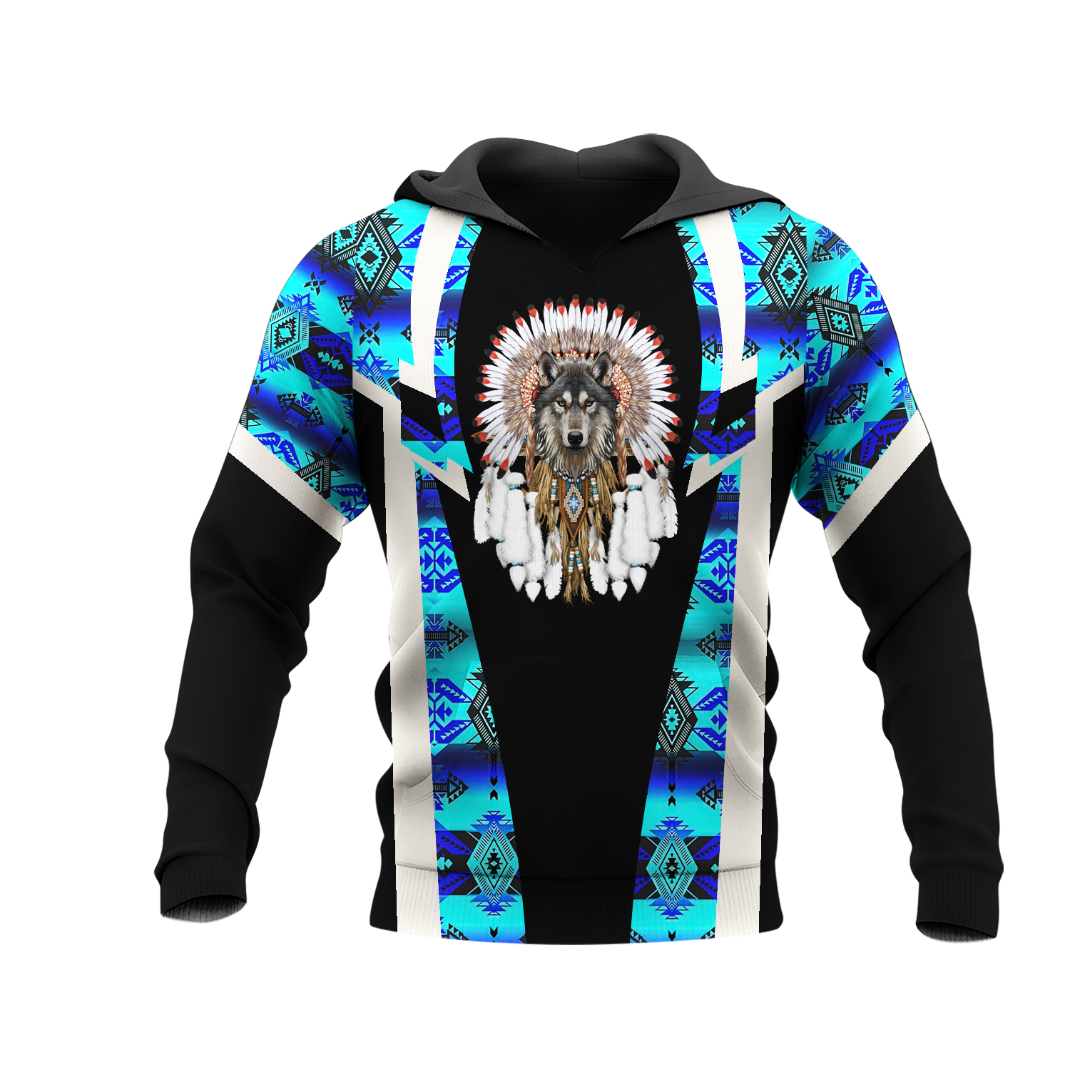 HD000364 Pattern Native Pride 3D Hoodie